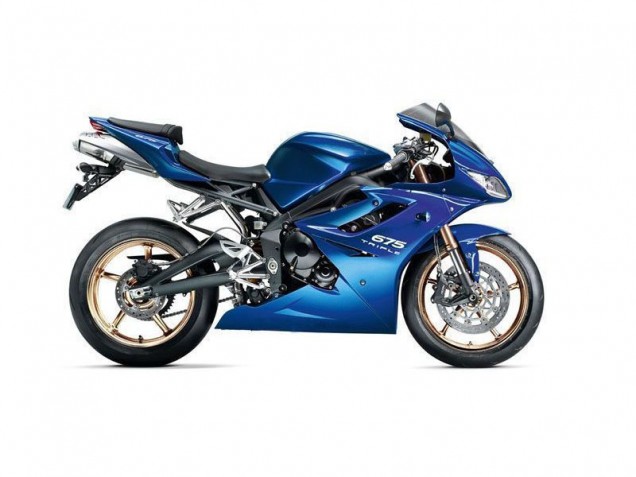 06-08 Blue Daytona 675 Triple Motorcycle Fairings