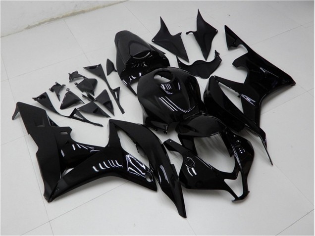 07-08 Glossy Black CBR600RR Motorcycle Fairings