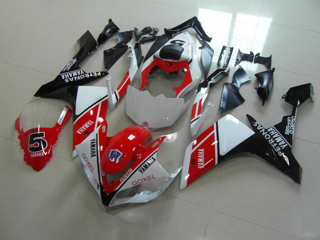 07-08 Red White Stickers YZF R1 Motorcycle Fairings