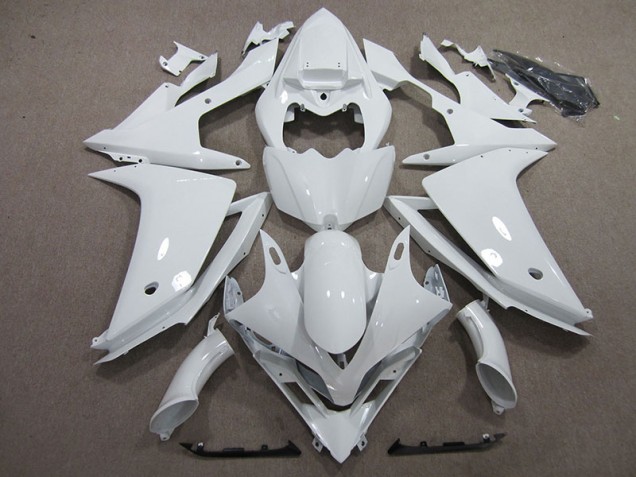 07-08 White YZF R1 Full Motorcycle Fairing Kits