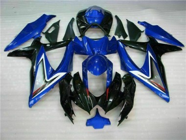 08-10 Blue Black GSXR 600/750 Motorcycle Bodywork