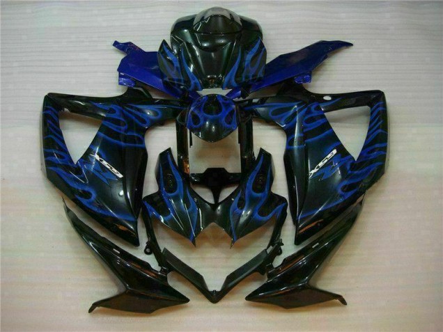 08-10 Blue Black GSXR 600/750 Motorcycle Fairing