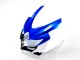 08-10 Blue White GSXR 600/750 Motorcycle Fairing