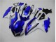 08-10 Blue White GSXR 600/750 Motorcycle Fairings