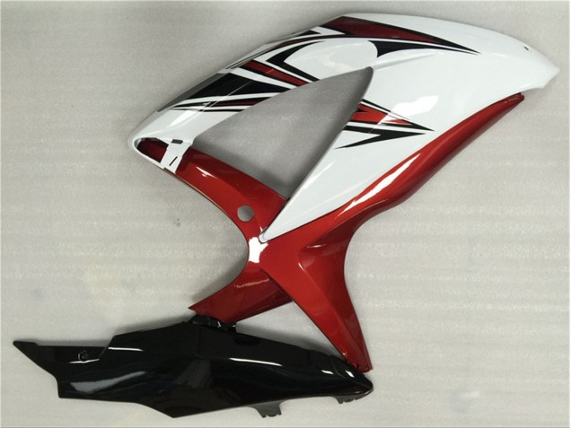 08-10 White Red Black GSXR 600/750 Motorcycle Fairings