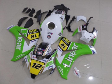 08-11 Green Linear 12 CBR1000RR Motorcycle Fairings