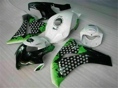 08-11 Green White CBR1000RR Motorcycle Fairings