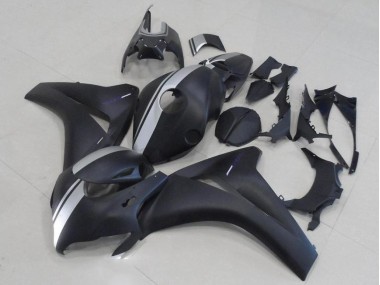 08-11 Matte Black and Silver CBR1000RR Motorcycle Fairings