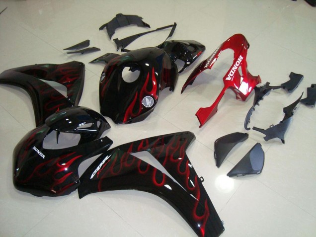 08-11 Red Flame Race CBR1000RR Motorcycle Fairings