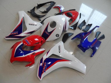 08-11 Red White Blue HRC CBR1000RR Motorcycle Fairings