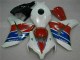 08-11 Red White CBR1000RR Full Motorcycle Fairing Kits