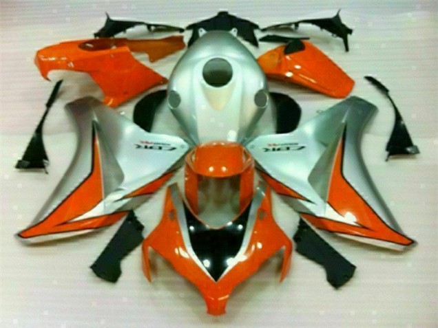 08-11 Silver Orange CBR1000RR Motorcycle Fairings