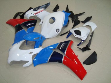 08-11 White Blue Red CBR1000RR Motorcycle Fairings