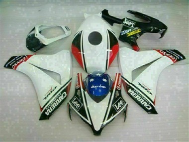 08-11 White CBR1000RR Motorcycle Fairing Kits