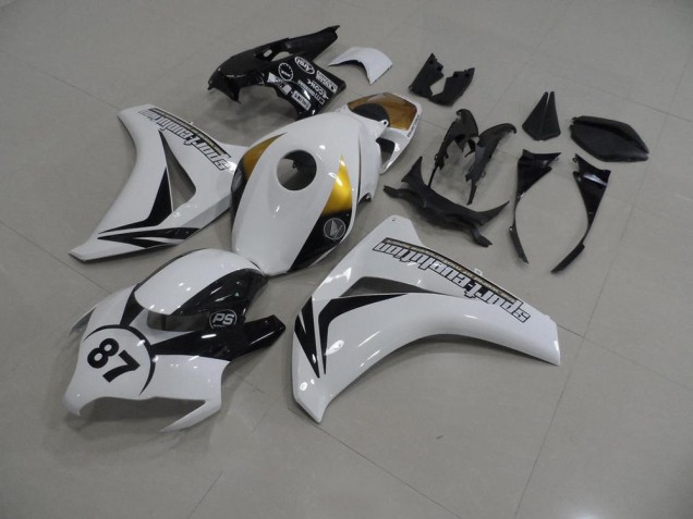 08-11 White and Black 87 CBR1000RR Motorcycle Fairings