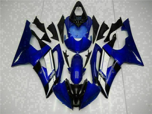 08-16 Blue YZF R6 Full Motorcycle Fairing Kits