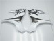 08-19 White GSXR 1300 Hayabusa Motorcycle Fairings