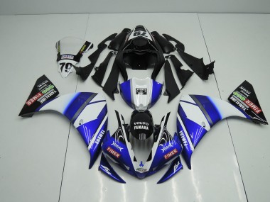 09-11 Blue Black Sterilgarda YZF R1 Motorcycle Fairings