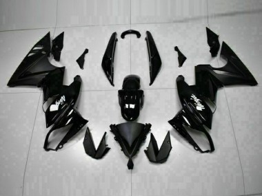 09-11 Glossy Black EX650 Motorcycle Fairings