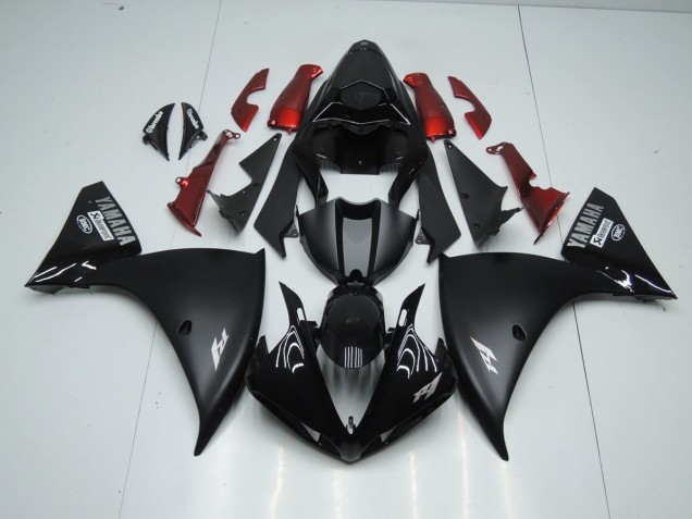 09-11 Matte Black YZF R1 Motorcycle Fairing