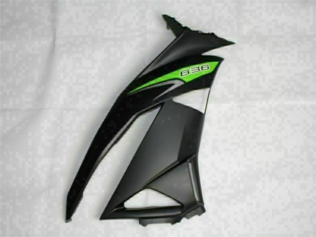 09-12 Black Green 636 ZX6R Motorcycle Fairings