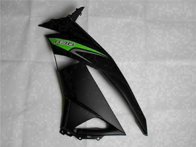 09-12 Black Green 636 ZX6R Motorcycle Fairings