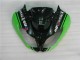 09-12 Black Green ZX6R Motorcycle Fairing Kits