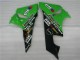 09-12 Black Green ZX6R Motorcycle Fairing Kits