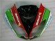 09-12 Black Red Green Motocard ZX6R Motorcycle Fairings