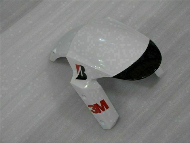 09-12 Black White 3M Touch4 ZX6R Motorcycle Fairings