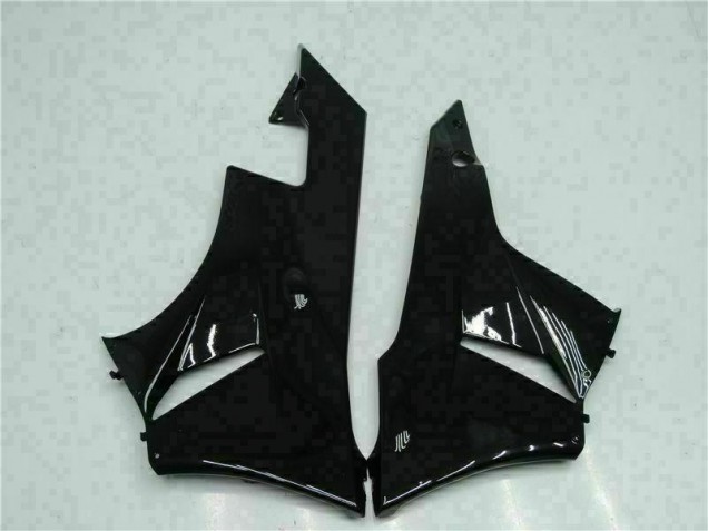 09-12 Black White Ninja 636 ZX6R Motorcycle Fairings