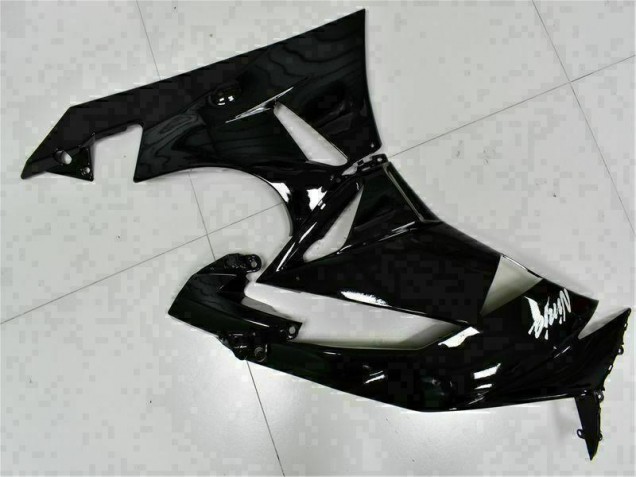 09-12 Black White Ninja ZX6R Motorcycle Fairings