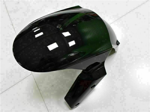 09-12 Black White Ninja ZX6R Motorcycle Fairings