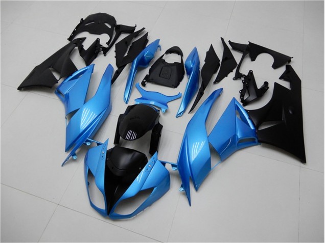 09-12 Blue Black ZX6R Motorcycle Fairing