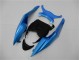 09-12 Blue Black ZX6R Motorcycle Fairing