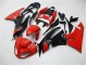 09-12 Red Black ZX6R Motorcycle Fairings