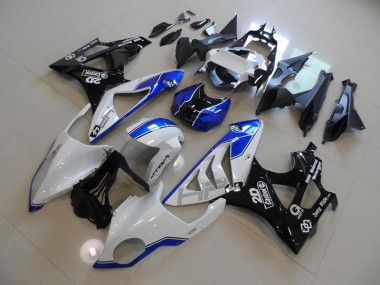 09-14 White Blue S1000RR Motorcycle Fairings