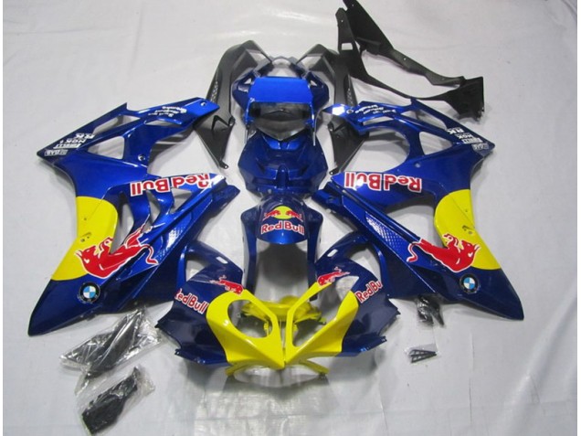 09-14 Yellow Blue RedBull S1000RR Motorcycle Fairings