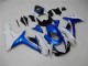 11-21 Blue White GSXR 600/750 Motorcycle Fairing