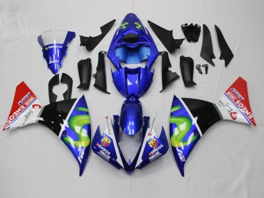 12-14 Blue White Black Red YZF R1 Motorcycle Fairings