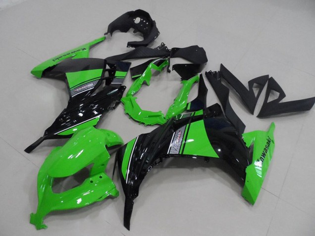 13-16 Black Green ZX300R Motorcycle Fairing