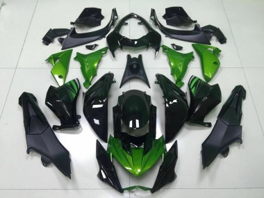 13-16 Green Black Z800 Motorcycle Fairings