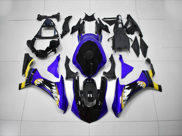 15-19 Blue Black YZF R1 Motorcycle Fairings