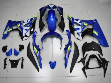 17-21 White Green GSXR 1000 Motorcycle Fairings