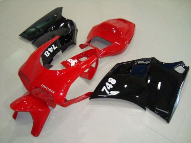 93-05 Red Black Ducati 748 916 996 996S Motorcycle Fairing