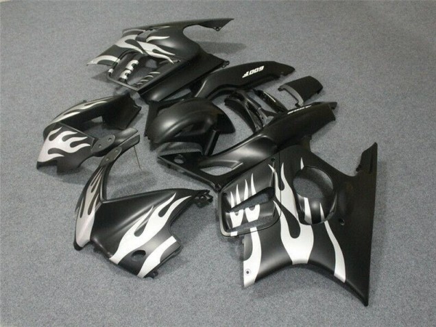 95-98 Black White Flame CBR600 F3 Motorcycle Fairings