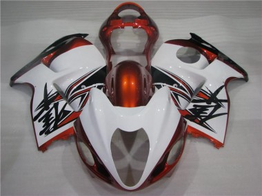 96-07 Orange White Black GSXR 1300 Hayabusa Motorcycle Fairings