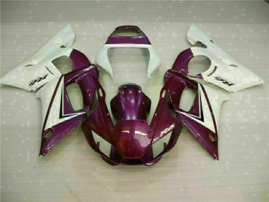 98-02 Purple White YZF R6 Motorcycle Fairings