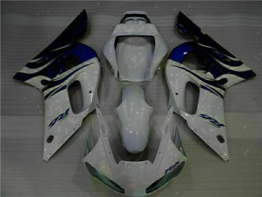 98-02 White Blue YZF R6 Motorcycle Fairing