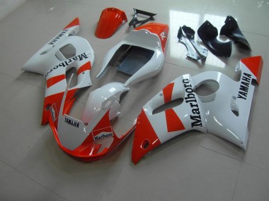 98-02 White Red Marlboro YZF R6 Motorcycle Fairings